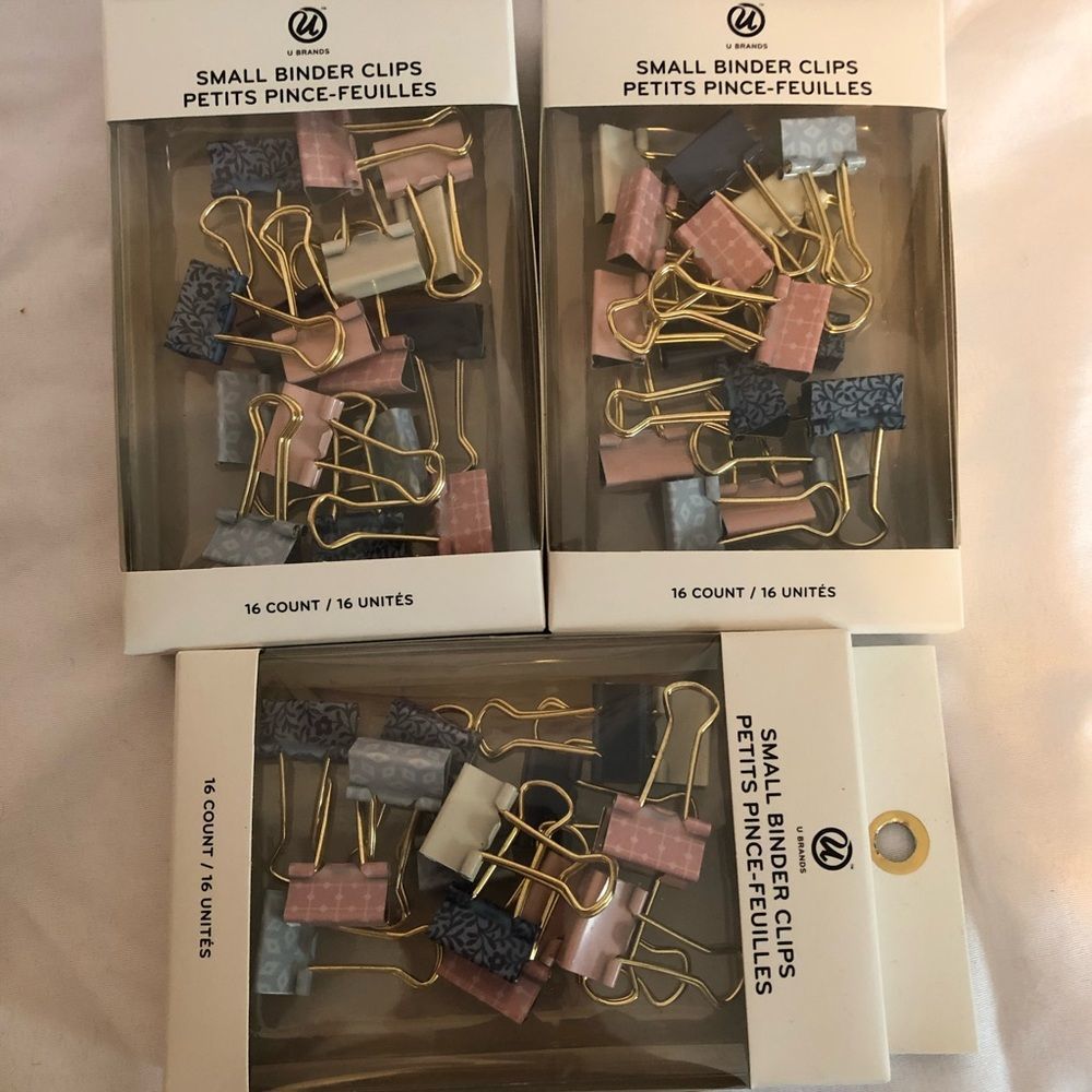 Binder clips 3pkgs